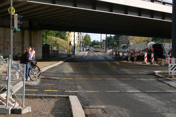 Neues Teilstück Berliner Str. 23.08.10